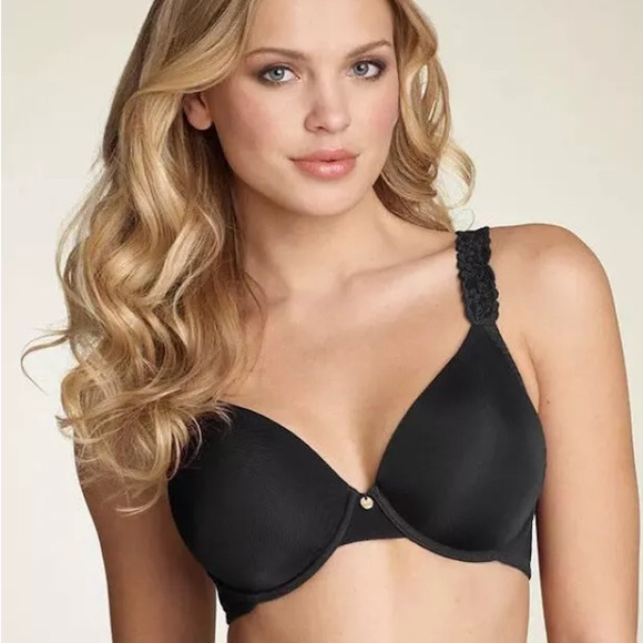 Natori Body Doubles Bra Full Coverage‎ Contour Black Lace 736037 Sz 40D - Picture 2 of 10